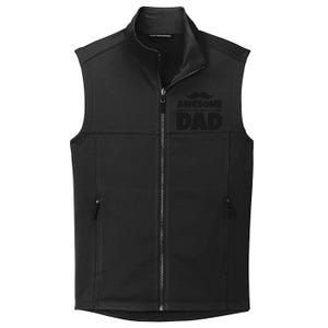 Awesome Dad Father's Day Gift Collective Smooth Fleece Vest