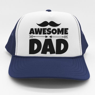 Awesome Dad Father's Day Gift Trucker Hat