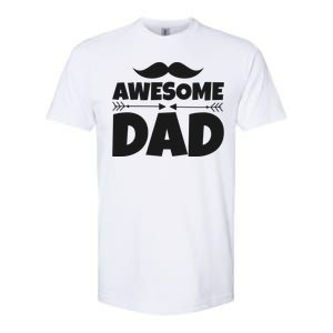 Awesome Dad Father's Day Gift Softstyle CVC T-Shirt