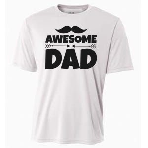 Awesome Dad Father's Day Gift Cooling Performance Crew T-Shirt