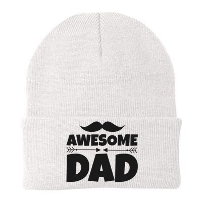 Awesome Dad Father's Day Gift Knit Cap Winter Beanie