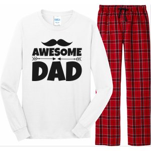 Awesome Dad Father's Day Gift Long Sleeve Pajama Set