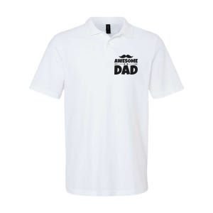 Awesome Dad Father's Day Gift Softstyle Adult Sport Polo