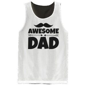 Awesome Dad Father's Day Gift Mesh Reversible Basketball Jersey Tank