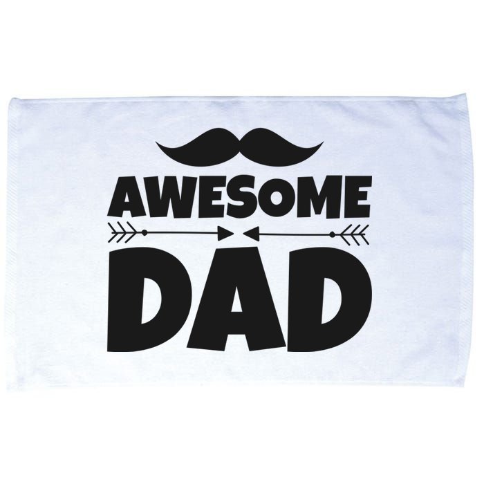 Awesome Dad Father's Day Gift Microfiber Hand Towel