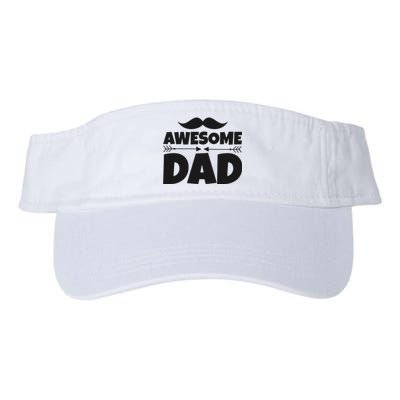 Awesome Dad Father's Day Gift Valucap Bio-Washed Visor