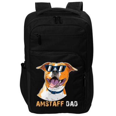 Amstaff Dad For Dog Lovers Fathers Day Tee Impact Tech Backpack