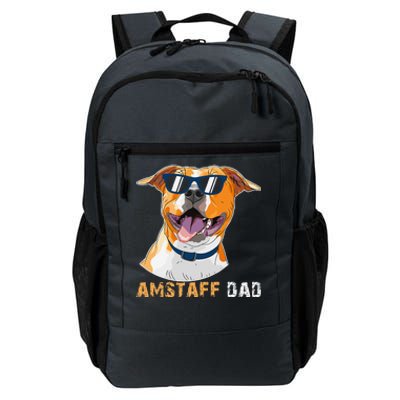 Amstaff Dad For Dog Lovers Fathers Day Tee Daily Commute Backpack