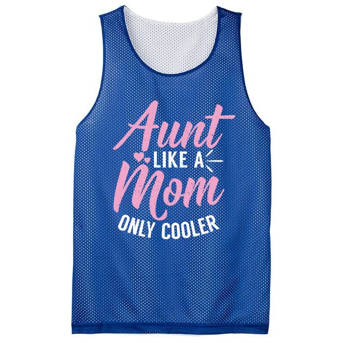 Aunt Definition Funny Mothers Sister Cool Aunts Crew Gift Mesh Reversible Basketball Jersey Tank