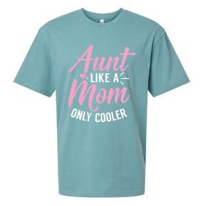 Aunt Definition Funny Mothers Sister Cool Aunts Crew Gift Sueded Cloud Jersey T-Shirt