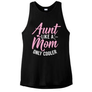 Aunt Definition Funny Mothers Sister Cool Aunts Crew Great Gift Ladies PosiCharge Tri-Blend Wicking Tank