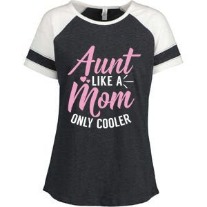 Aunt Definition Funny Mothers Sister Cool Aunts Crew Great Gift Enza Ladies Jersey Colorblock Tee