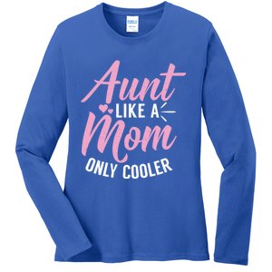 Aunt Definition Funny Mothers Sister Cool Aunts Crew Great Gift Ladies Long Sleeve Shirt