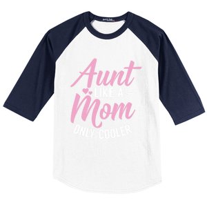 Aunt Definition Funny Mothers Sister Cool Aunts Crew Great Gift Baseball Sleeve Shirt