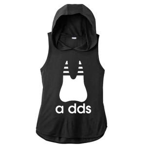 A Dds Funny Dentist Dentistry Dental Medicine Dental Nurse Ladies PosiCharge Tri-Blend Wicking Draft Hoodie Tank