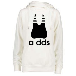 A Dds Funny Dentist Dentistry Dental Medicine Dental Nurse Womens Funnel Neck Pullover Hood