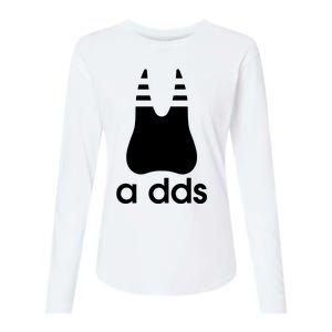 A Dds Funny Dentist Dentistry Dental Medicine Dental Nurse Womens Cotton Relaxed Long Sleeve T-Shirt