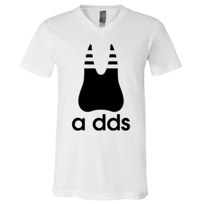 A Dds Funny Dentist Dentistry Dental Medicine Dental Nurse V-Neck T-Shirt