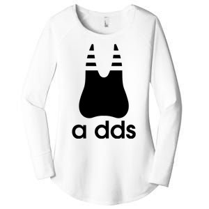 A Dds Funny Dentist Dentistry Dental Medicine Dental Nurse Women's Perfect Tri Tunic Long Sleeve Shirt