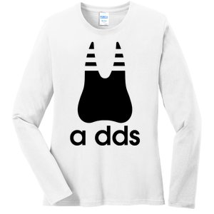 A Dds Funny Dentist Dentistry Dental Medicine Dental Nurse Ladies Long Sleeve Shirt