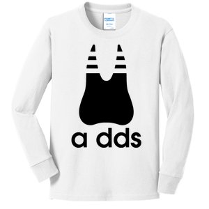 A Dds Funny Dentist Dentistry Dental Medicine Dental Nurse Kids Long Sleeve Shirt