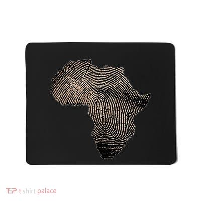 Africa Dna Flag Thumb Fingerprint Roots Proud Mousepad