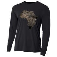 Africa Dna Flag Thumb Fingerprint Roots Proud Cooling Performance Long Sleeve Crew