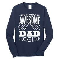 Awesome Dad Fathers Day Long Sleeve Shirt