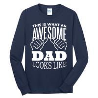 Awesome Dad Fathers Day Tall Long Sleeve T-Shirt