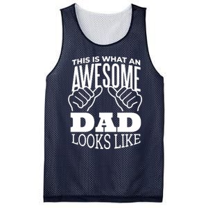 Awesome Dad Fathers Day Mesh Reversible Basketball Jersey Tank