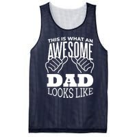 Awesome Dad Fathers Day Mesh Reversible Basketball Jersey Tank