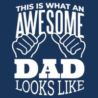 Awesome Dad Fathers Day Mesh Reversible Basketball Jersey Tank