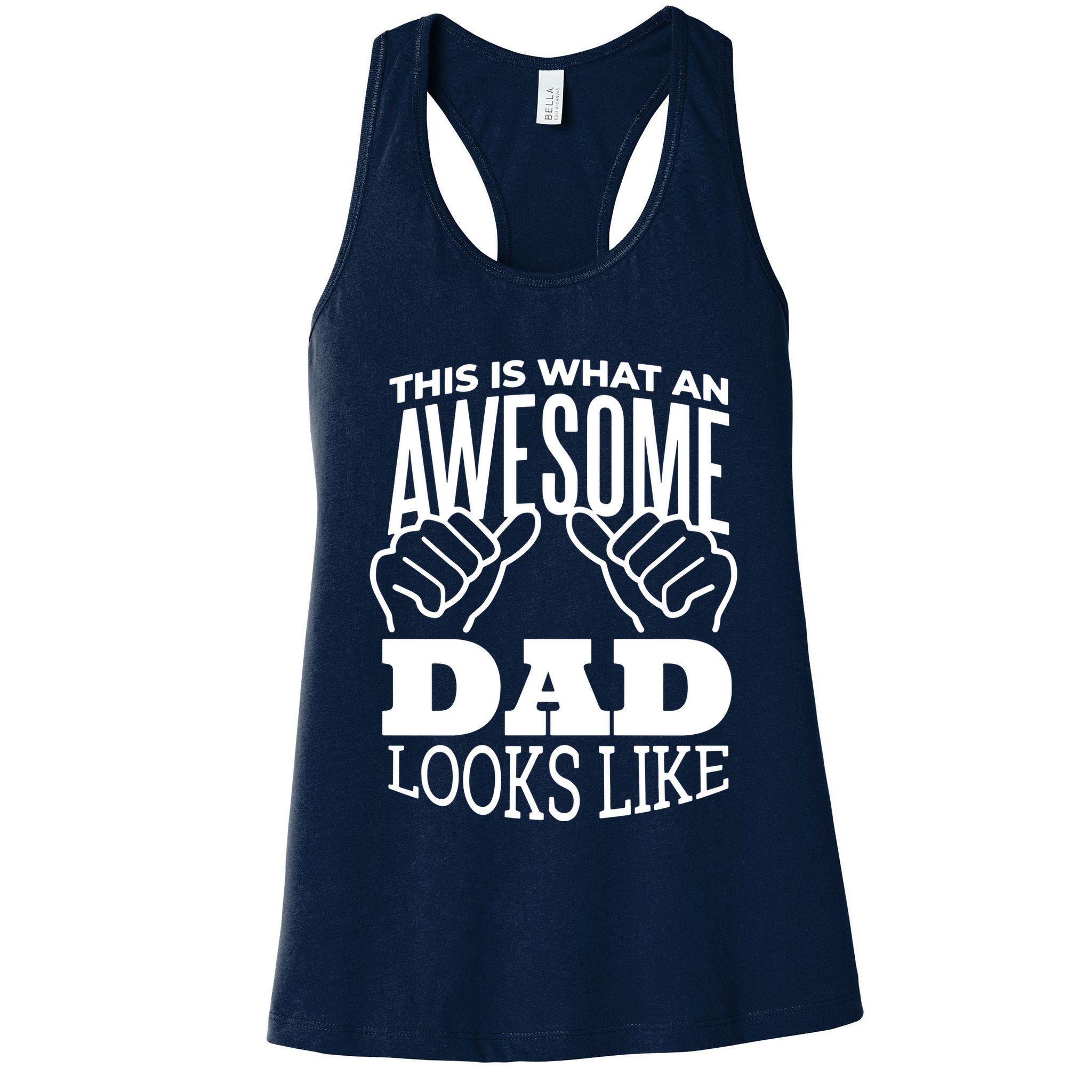 Awesome Dad Fathers Day Womens Tank Top