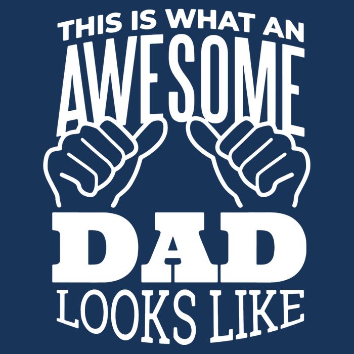 Awesome Dad Fathers Day Visor