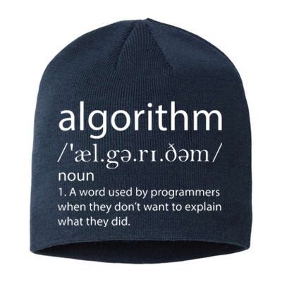 Algorithm Definition Funny Programming Software Developer Sustainable Beanie