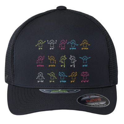 Algebra Dance Funny Graph Figures Math Equation Teacher Flexfit Unipanel Trucker Cap