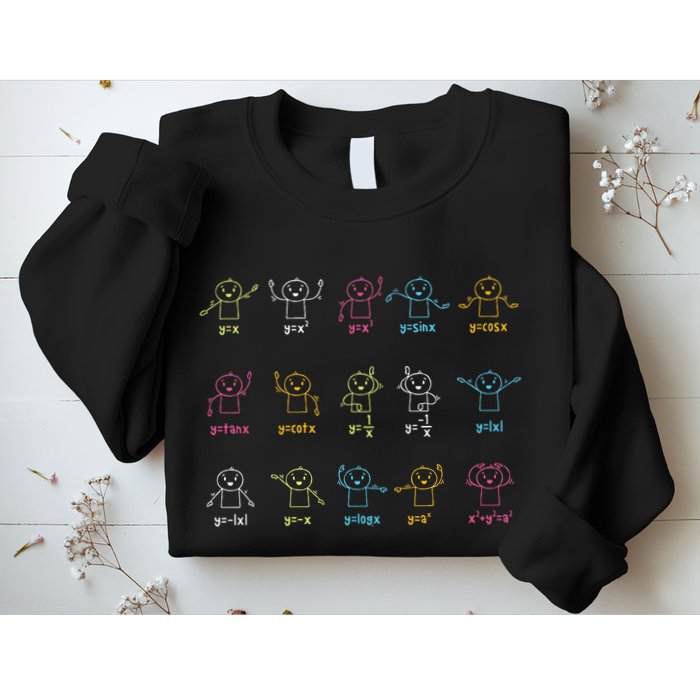 Algebra Dance Funny Graph Figures Math Equation Teacher Sweatshirt