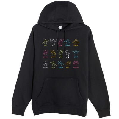 Algebra Dance Funny Graph Figures Math Equation Teacher Premium Pullover Hoodie