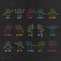 Algebra Dance Funny Graph Figures Math Equation Teacher 25L Jumbo Tote
