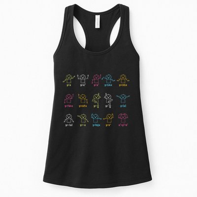 Algebra Dance Funny Graph Figures Math Equation Teacher Womens Tank Top
