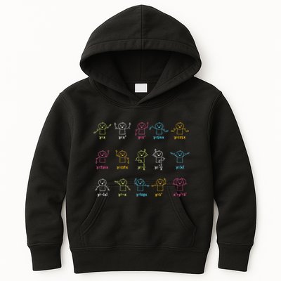 Algebra Dance Funny Graph Figures Math Equation Teacher Kids Hoodie