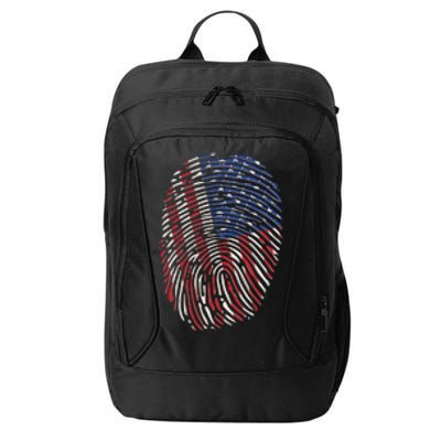 American DNA Fingerprint City Backpack