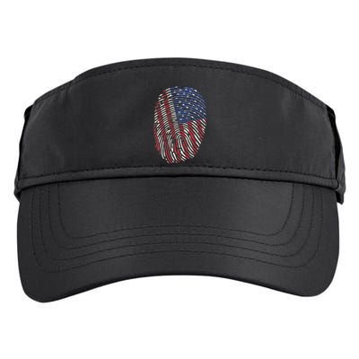 American DNA Fingerprint Adult Drive Performance Visor