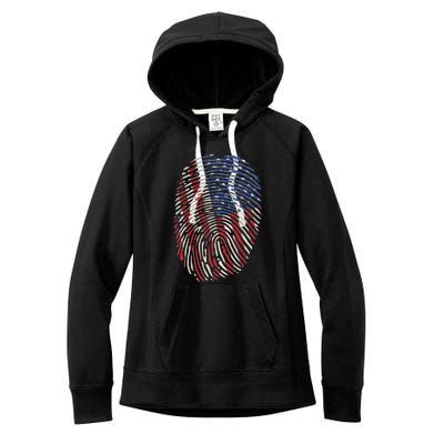 American DNA Fingerprint Women's Fleece Hoodie