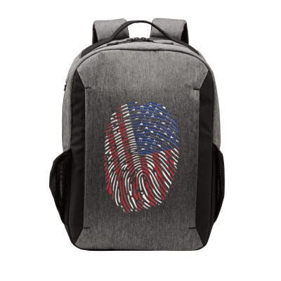 American DNA Fingerprint Vector Backpack