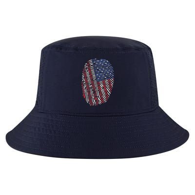 American DNA Fingerprint Cool Comfort Performance Bucket Hat