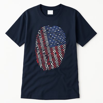 American DNA Fingerprint Tall T-Shirt