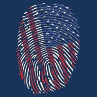 American DNA Fingerprint Drawstring Bag