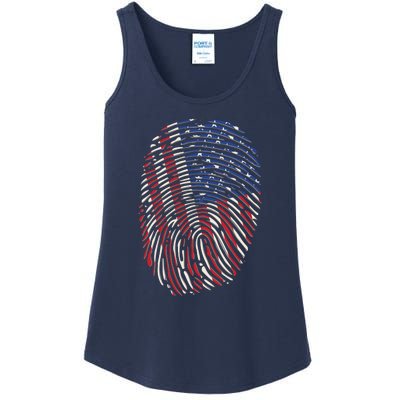 American DNA Fingerprint Ladies Essential Tank