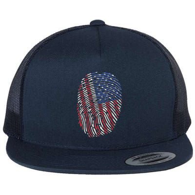 American DNA Fingerprint Flatbill Hat